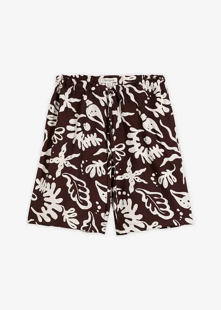 Bermudashorts i viskose