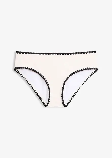 Bikinitruse med broderi