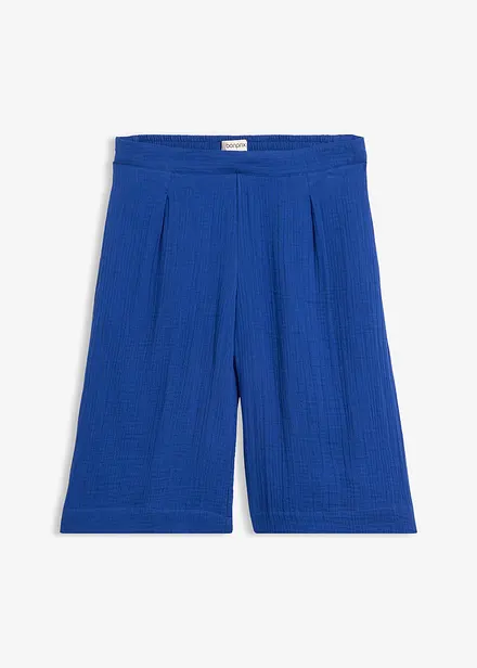 Pull on-bermudashorts i 100% bomull