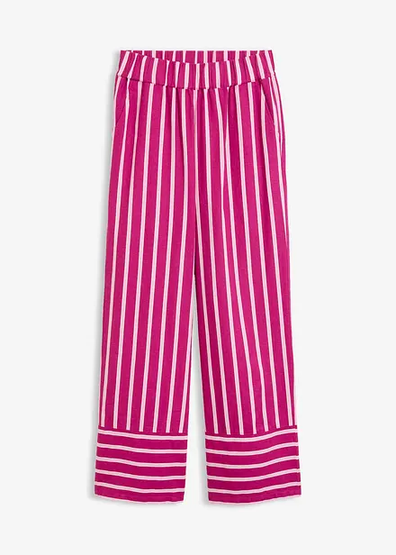 Pull on-bukse med stripem&oslash;nster