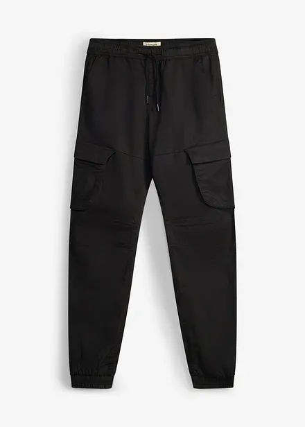 Regular Fit slip on-cargobukse, Straight