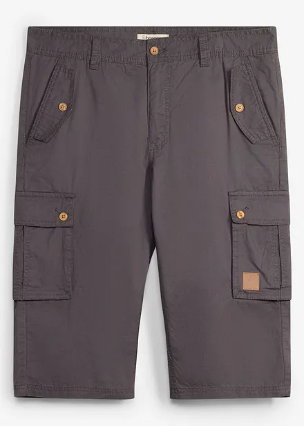 Cargo-bermudashorts i 100% bomull, Regular fit