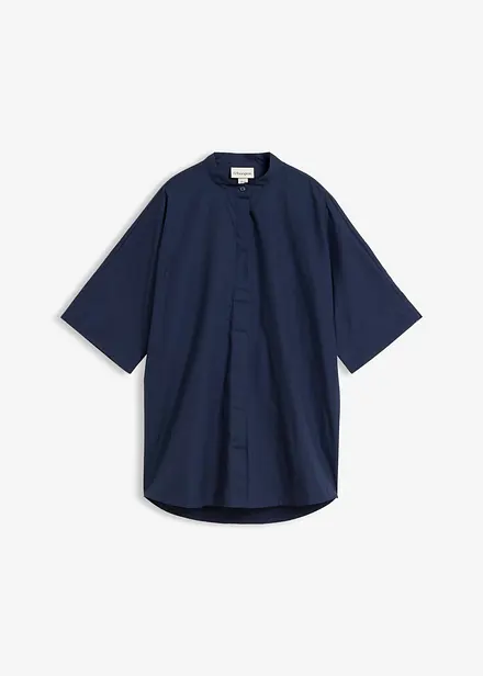 Bluse i 100% &oslash;kologisk bomull