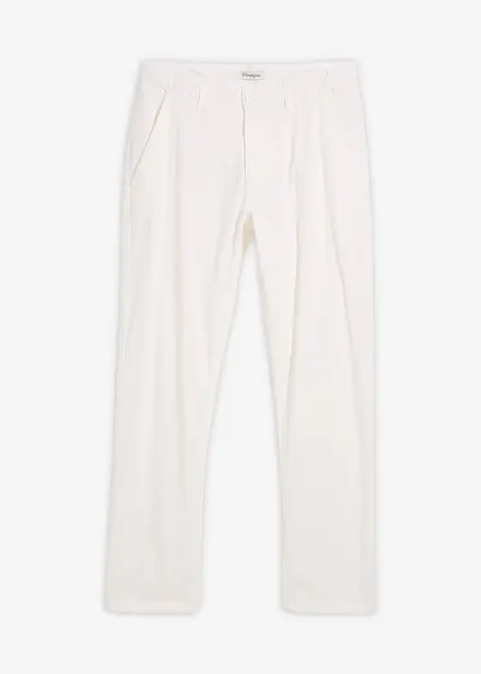 Regular Fit chinos av 100% lin, Straight
