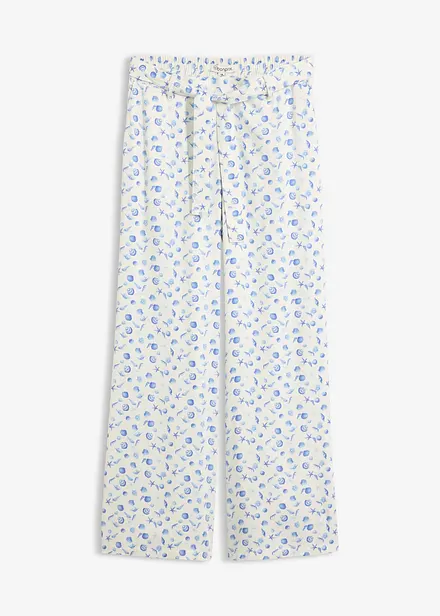Pull on-bukse i 100% viskose