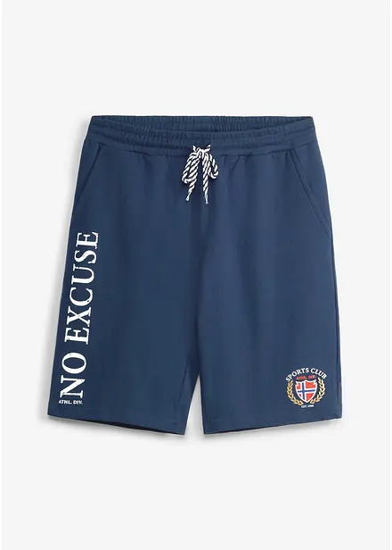 Sweatshorts i 100% &oslash;kologisk bomull