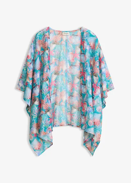 Transparent strandkimono