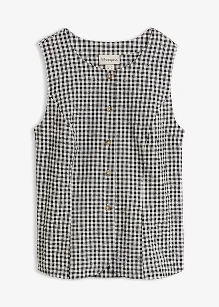 Blazervest i 100% bomull