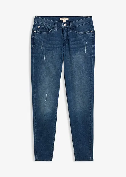 Skinny-jeans, Mid Waist, cropped