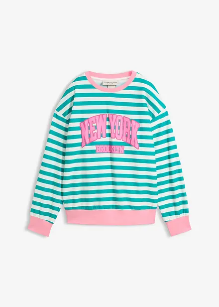 Oversized sweatshirt i 100% bomull