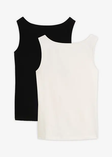 Singlet med b&aring;thals (2-pack)