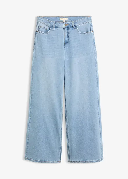 Wide leg jeans, mid waist