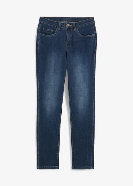 Straight jeans mid waist, stretch