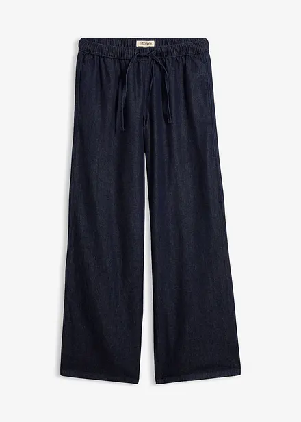 Lett Wide leg-jeans, Mid Waist