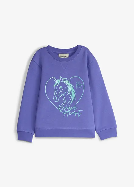 Sweatshirt med &oslash;kologisk bomull