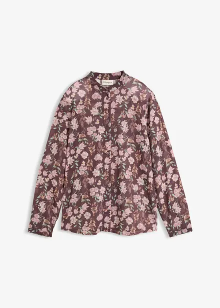 Bluse i chiffon