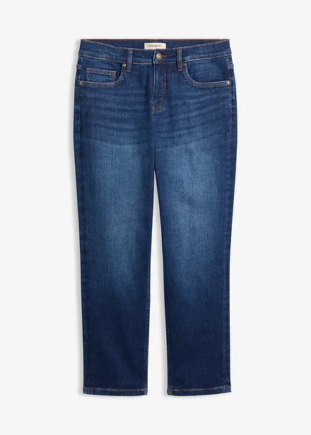 Straight jeans mid waist, cropped