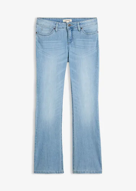 Bootcut-jeans Mid Waist, Komfort-Stretch