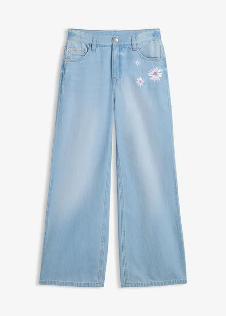 Wide Leg-jeans Mid Waist