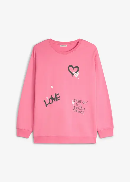 Sweatshirt i 100% &oslash;kologisk bomull