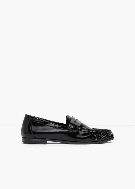 Loafers med rynking