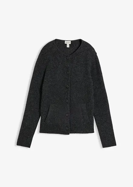 Ribbestrikket cardigan