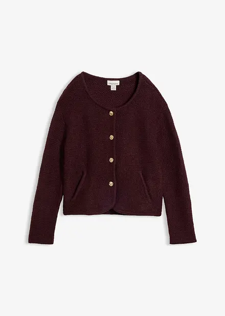 Cardigan i vid passform