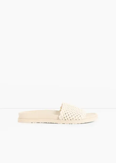 Slip in-sandaler i heklet stil