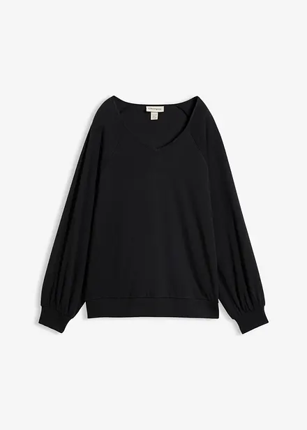 Oversized topp i 100% bomull