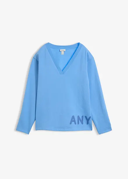 Sweatshirt i elastisk &oslash;kologisk bomullsmiks