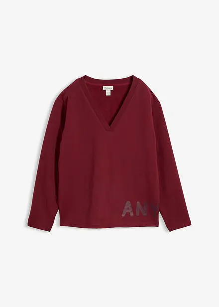 Sweatshirt i elastisk &oslash;kologisk bomullsmiks