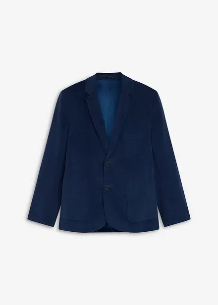 Blazer i kordfl&oslash;yel med stretch og regular fit