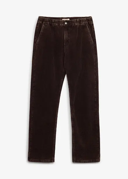 Classic fit kordfl&oslash;yelsbukse, straight