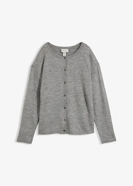 Finstrikket cardigan