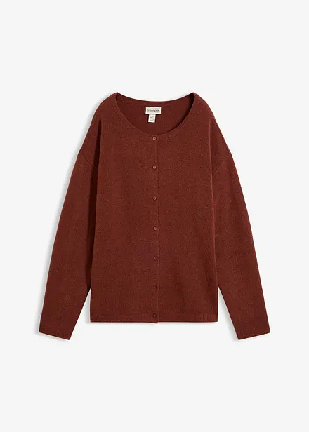 Finstrikket cardigan