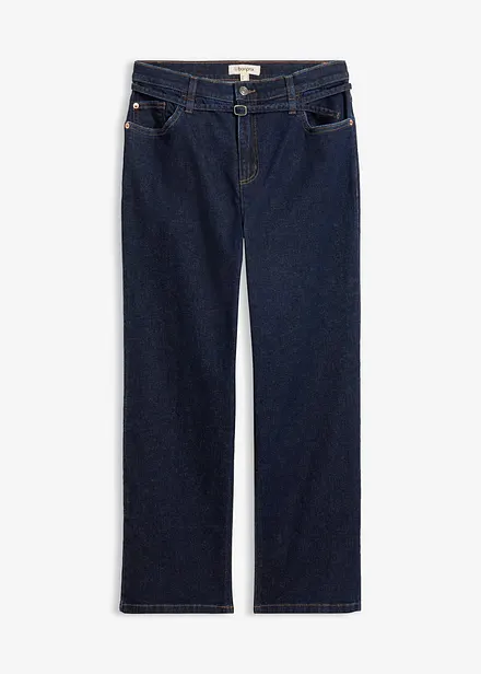 Straight Jeans High Waist, cropped
