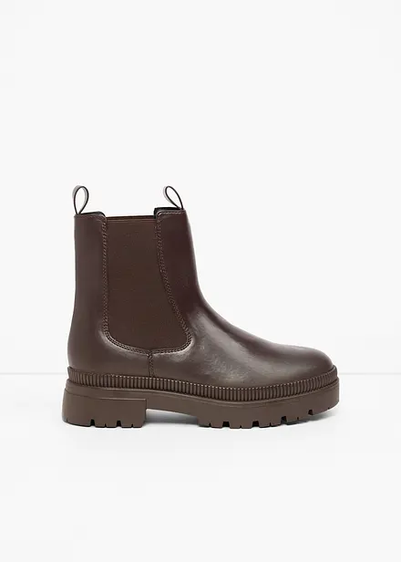 Chelseaboots med profilerte s&aring;ler