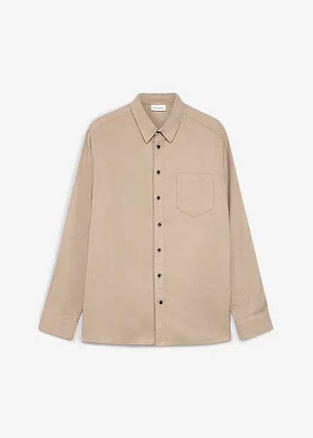 Flanellskjorte i 100% bomull og regular fit