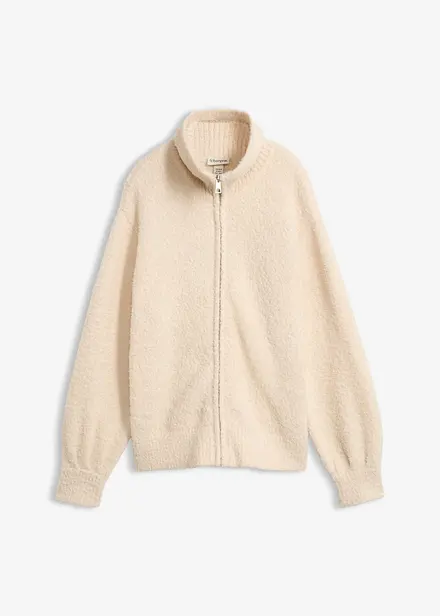 Cardigan i boucl&eacute;