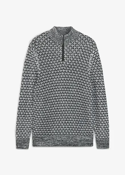 Half-zip-genser i regular fit