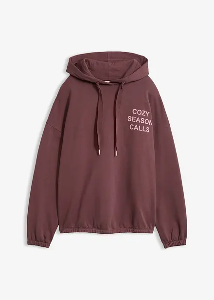 Oversized sweatshirt i 100% bomull