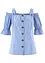 Draktbluse, halvlang arm, bonprix