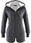 Sweatjakke med fleece, bonprix