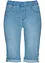 Jeans-bermuda med elastisk linning, bonprix