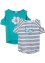 T-shirt med cut-outs på skuldrene til barn (2-pack), bpc bonprix collection