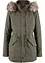 Varm, fôret parkas, bonprix