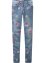 Jeans med blomstertrykk, til jente, John Baner JEANSWEAR