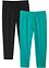 3/4-lang leggings til jente(2-pack), bpc bonprix collection