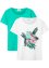 T-shirt til jente (2-pack), bpc bonprix collection