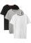 Basic T-shirt til gutt, økologisk bomull (3-pack), bpc bonprix collection